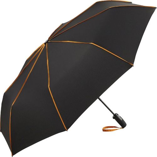 Parapluie De Poche Fp5639 - Noir Et Orange