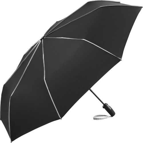 Parapluie De Poche Fp5639 - Noir Et Gris Clair