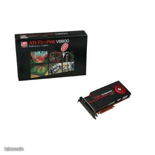 Carte Graphique ATI FirePro V8800 - 2GB - GDDR5 4DP RH