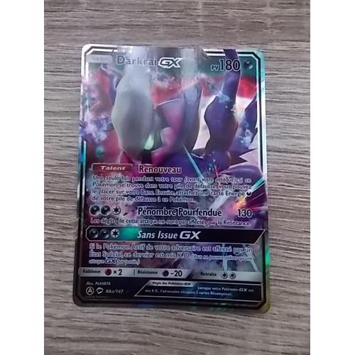 Carte Pokemon Darkrai Gx 88a/147 Française