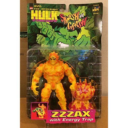 Smash And Crash The Incredible Hulk Zzzax Action Figure By Toybiz