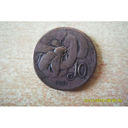 10 Ctmes "Victor Emmanuellle" 1925 En Ttb.