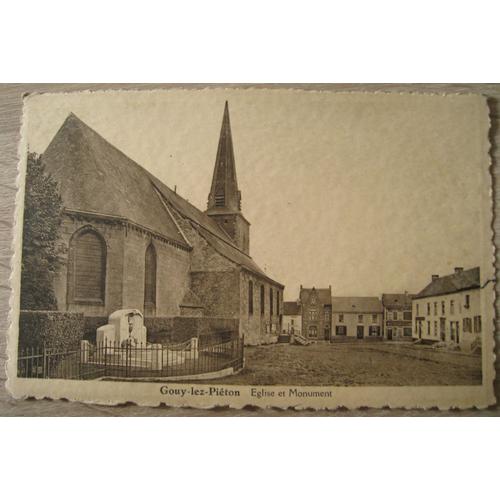 Gouy-Lez-Piéton. Eglise Et Monument