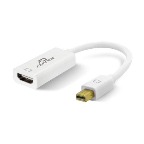 Suza Advance CB-MDHD-F - Adaptateur vidéo - Mini DisplayPort mâle pour HDMI femelle - 7 cm - blanc, argent - support 4K