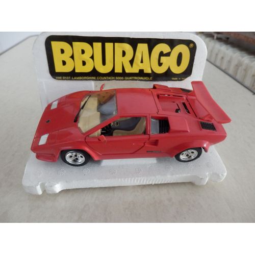 Lamborghini Countach 5000 Rouge 1:24 - Burago Bburago Miniature-Burago