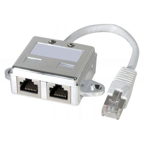 Doubleur RJ45 F- F/F (éclateur de paire)