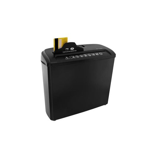 Destructeur De Documents Media-Tech Mt215 Avec Panier (Noir)