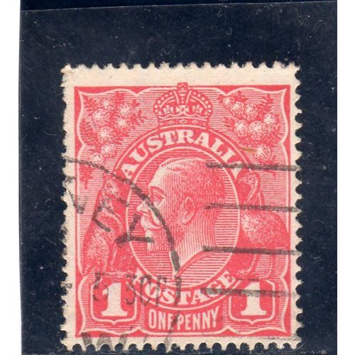 Timbre-Poste DAustralie (Roi George V)