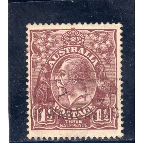 Timbre-Poste DAustralie (Roi George V)