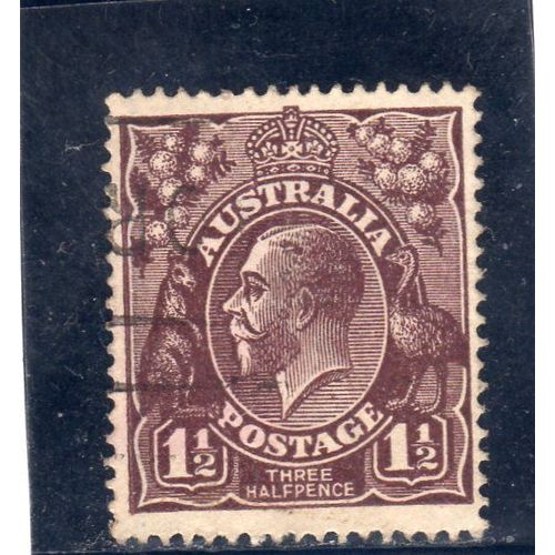 Timbre-Poste DAustralie (Roi George V)