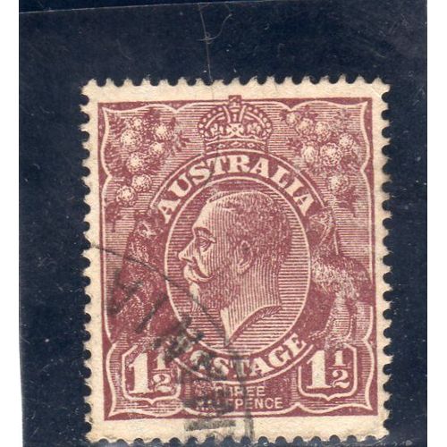 Timbre-Poste DAustralie (Roi George V)