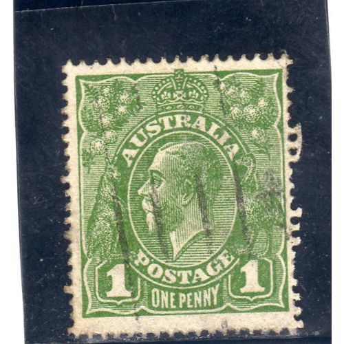 Timbre-Poste DAustralie (Roi George V)
