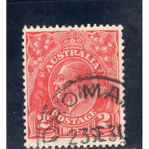 Timbre-Poste DAustralie (Roi George V)