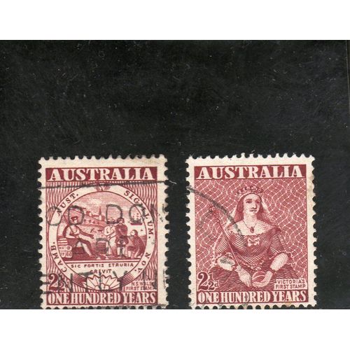 Timbres-Poste DAustralie (Centenaire Du Timbre Australien)