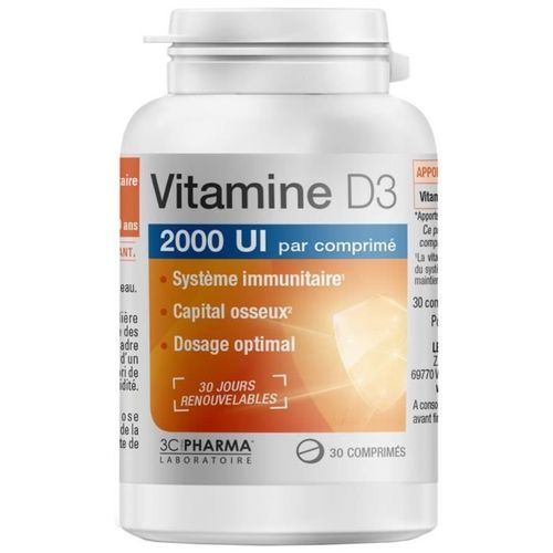 Compléments Alimentaires - 3c Pharma Vitamine D3 