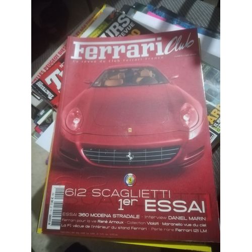 Ferrari Club 1 De 2004 Ferrari 612 Scaglietti 2 Plus 2,Challenge Stradale,Violati,Arnoux,Jabouille