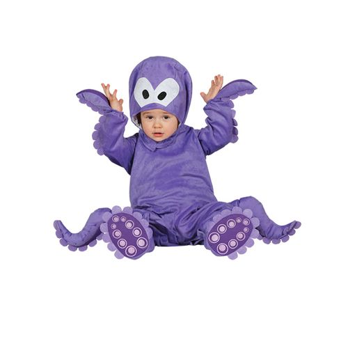 Déguisement Combinaison Avec Capuche Poulpe Violet Bébé 1 À 2 Ans (92-93 Cm)
