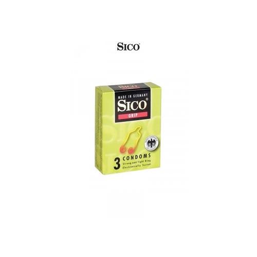 3 Préservatifs Sico Grip