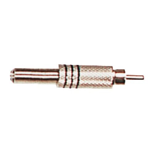 Rca01 - Connecteurs Fiches Rca Mâle Nickel