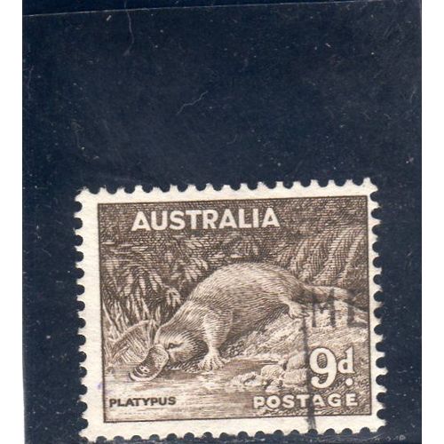 Timbre-Poste DAustralie (Ornithorynque)