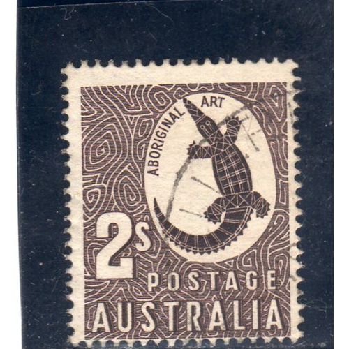 Timbre-Poste DAustralie (Crocodile)