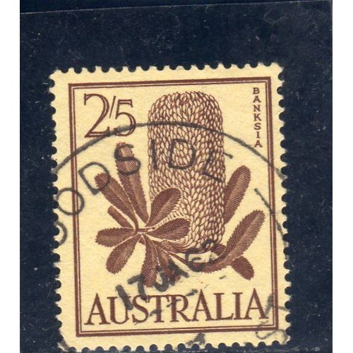 Timbre-Poste DAustralie (Plante : Banksia)