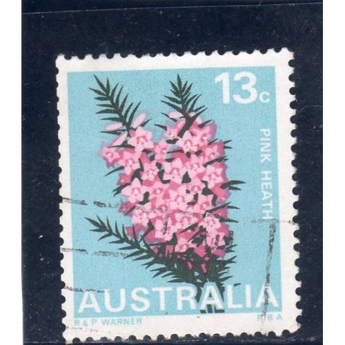 Timbre-Poste DAustralie (Emblème Des États)