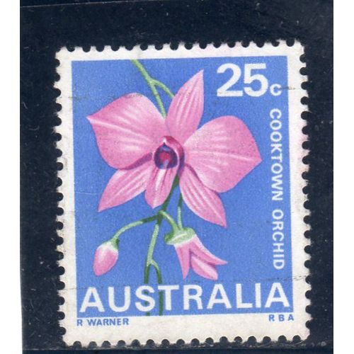 Timbre-Poste DAustralie (Emblème Des États)