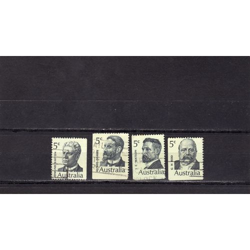 Timbres-Poste DAustralie (Personnages Illustres)