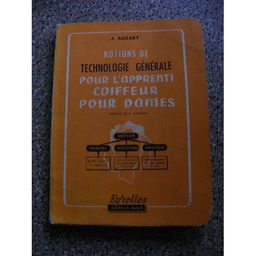 Notions De Technologie Générale Pour L'apprenti Coiffeur Pour Dames