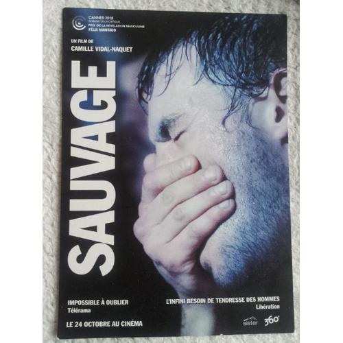 Carte Cinéma Du Film Sauvage De Camille Vidal-Naquet Cannes 2018 Semaine De La Critique