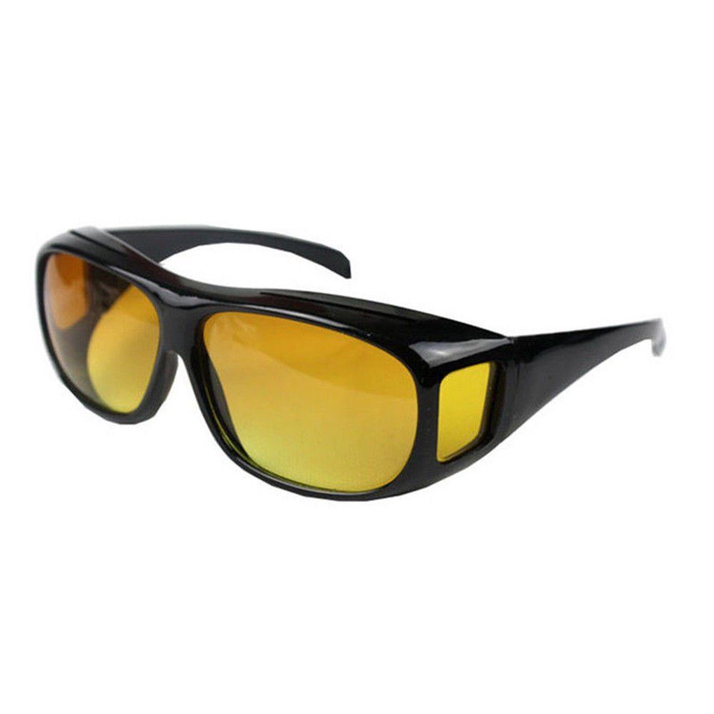 Lunettes Hd Vision Pour La Conduite De Nuit Jaune