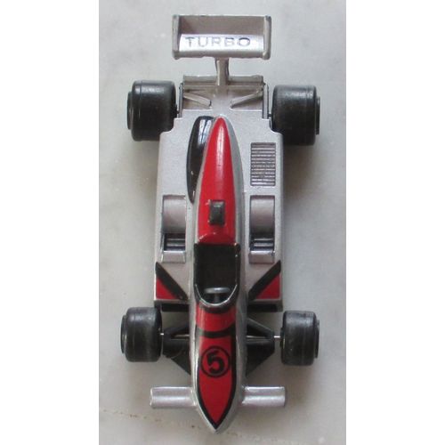 Turbo N°5 - Modèle Réduit High Speed N°205 Pour Collectionneur - Gris Et Rouge - Longueur 8cm-High-Speed