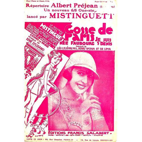 Gosse De Paris. Mistinguett. A 49