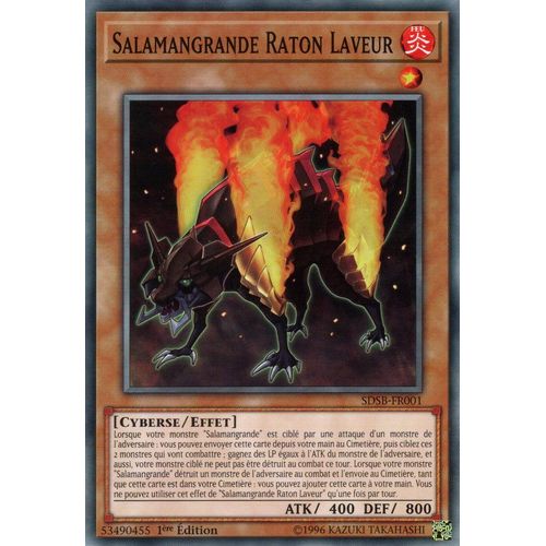 Carte Yu-Gi-Oh! - Sdsb-Fr001 - Salamangrande Raton Laveur - Commune