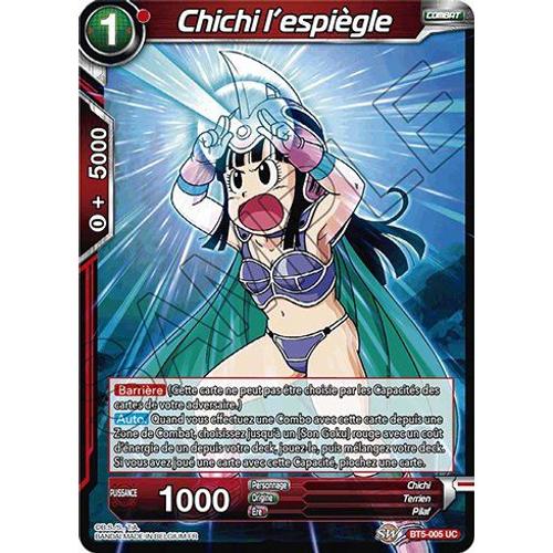 Carte Dragon Ball Super Bt5-005 Chichi L'espiègle Commune