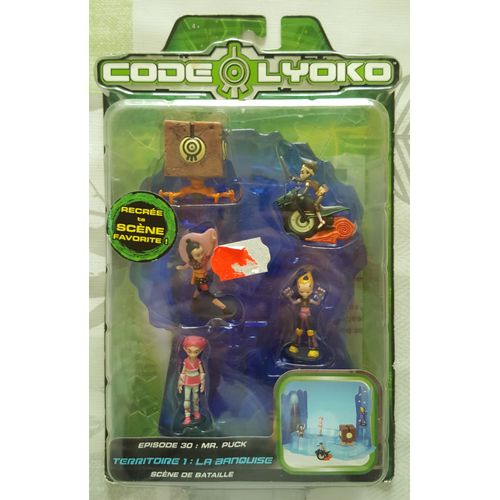 Mini Figurines Code Lyoko - Scène De Bataille - Territoire 1: La Banquise