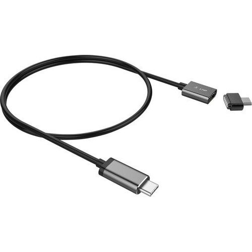 Câble de charge magnétique USB-C vers USB-C 1,8 m gris sidéral