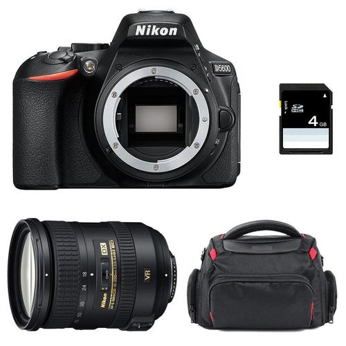 Nikon D5600 + AF-S DX 18-200 mm f/3.5-5.6G ED VR II + Sac + SD 4Go