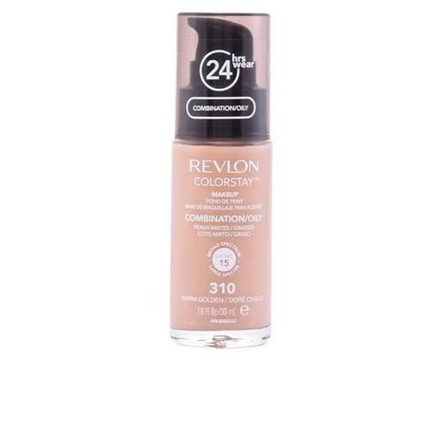 Revlon Colorstay Pump Liquid Foundation Combinationoily, 310 Warm Golden 