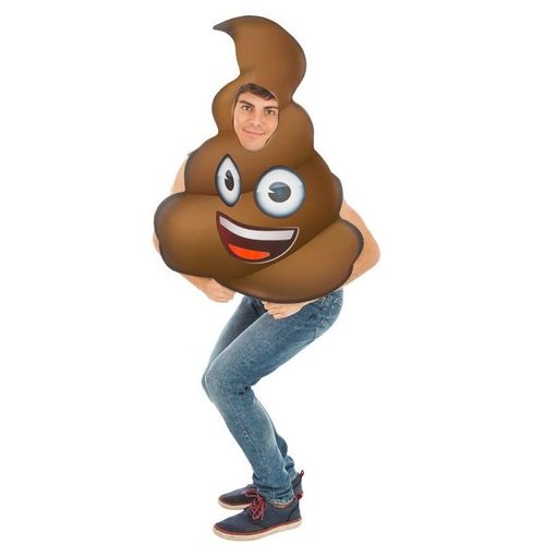 Déguisement Emoji Crotte Adulte Taille Unique