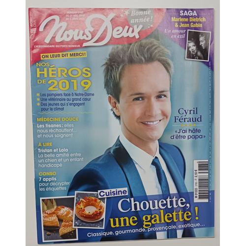 Magazine Nous Deux N°3783 Cyril Féraud