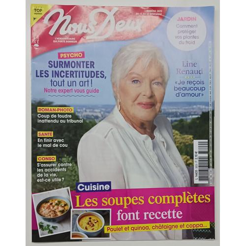 Magazine Nous Deux N°3829 Line Renaud
