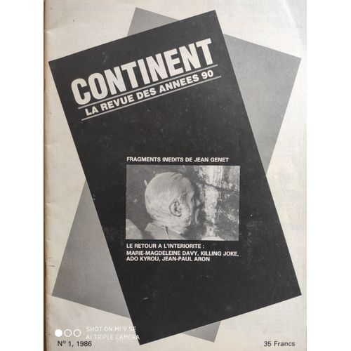 Continent La Revue Des Années 90