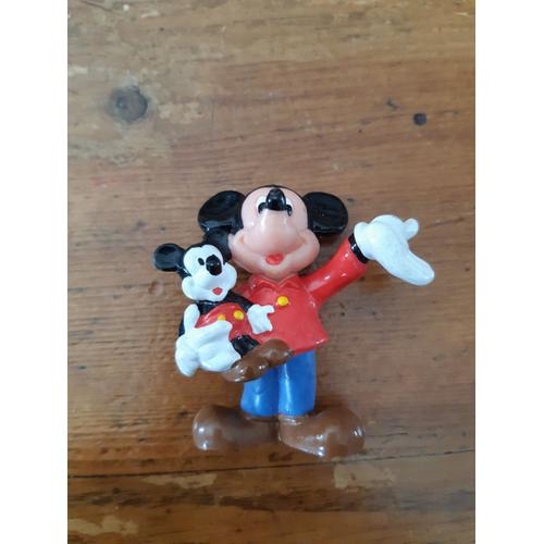 Figurine Pvc Walt Disney Applause Mickey Avec Bébé Minnie Dans Les Bras