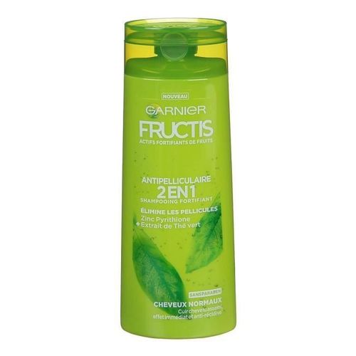 Garnier Fructus Shampooing - Fortifiant - Couleur Resist Fructis Antipelliculaire 2 En 1 - 250 Ml 