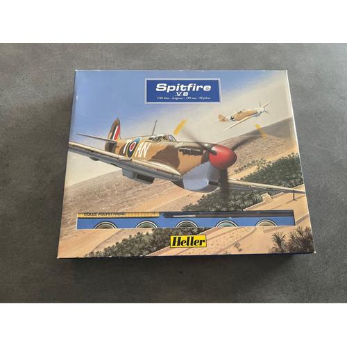 Maquette Heller Spitfire Vb 1/48 Avion Chasse-Heller