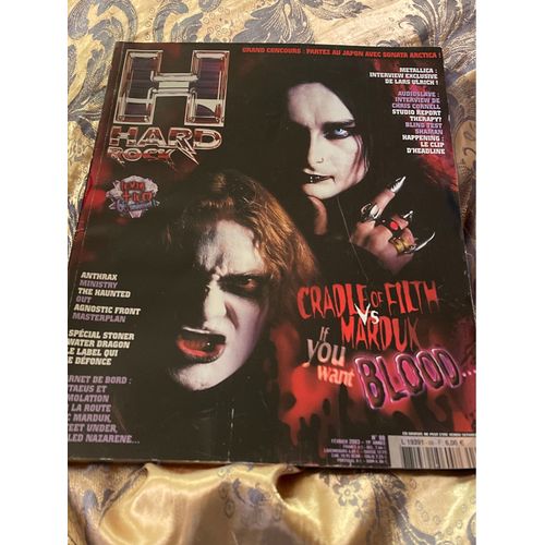Hard Rock, Magazine Numéro 88 Cradle Of Filth