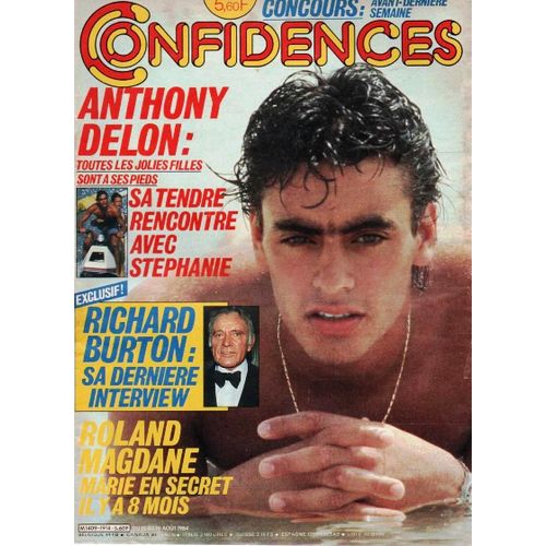 Confidences 1914 1984 Anthony Delon Stephanie De Monaco/Burton/Pierre Marc Jolivet/Jacques Tati/Magdane