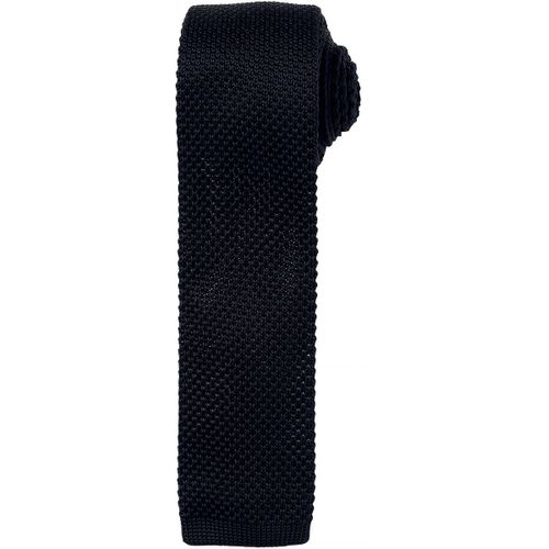 Cravate Fine Tricot?E - Pr789 - Noir